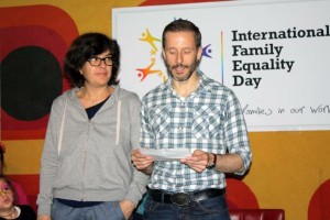 Chatty Ecoffey et Martin della Valle @Familles arc-en-ciel